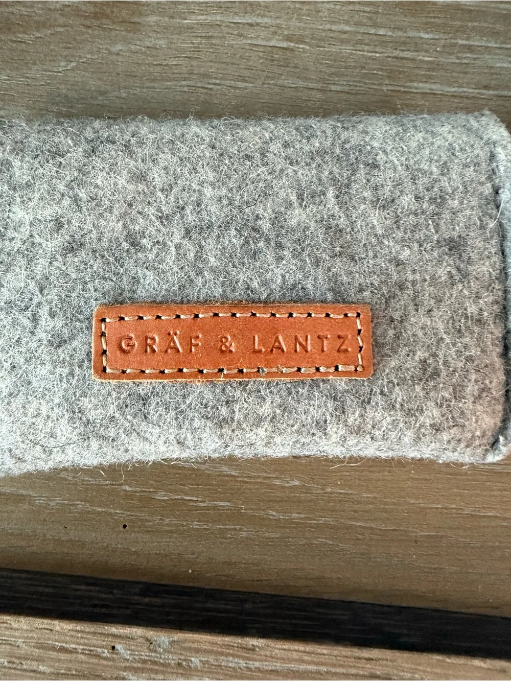 Graf & Lantz Wool Felt Card Holder Wallet/ID Pouch